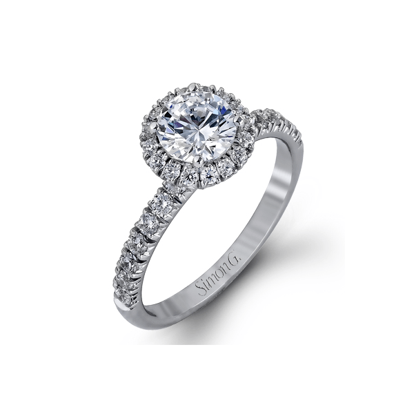 Platinum Semi-mount Engagement Ring Quenan's Fine Jewelers Georgetown, TX