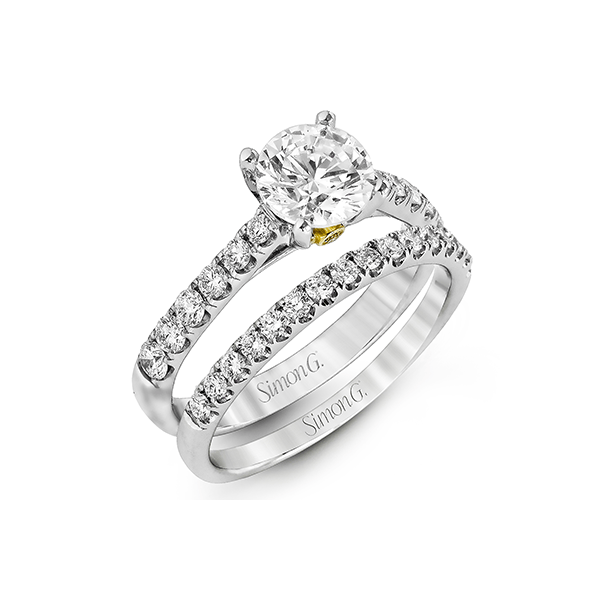 18k Two-tone Gold Wedding Set Biondi Diamond Jewelers Aurora, CO