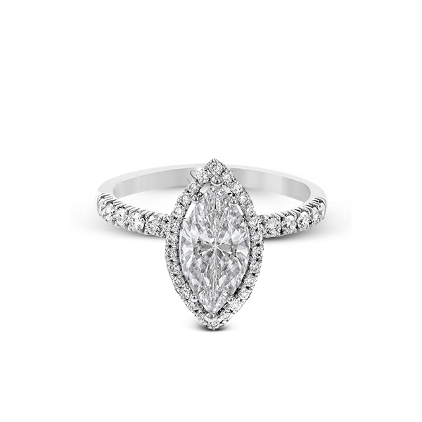 Platinum Semi-mount Engagement Ring Image 2 Jim Bartlett Fine Jewelry Longview, TX