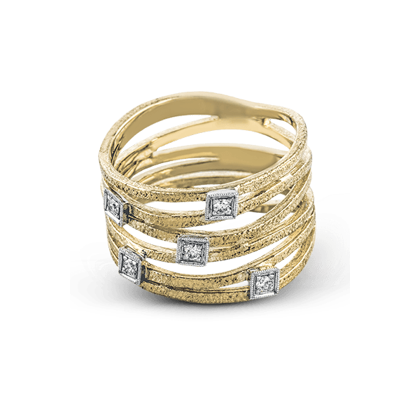 18k Two-tone Gold Diamond Fashion Ring Image 2 TNT Jewelers Easton, MD