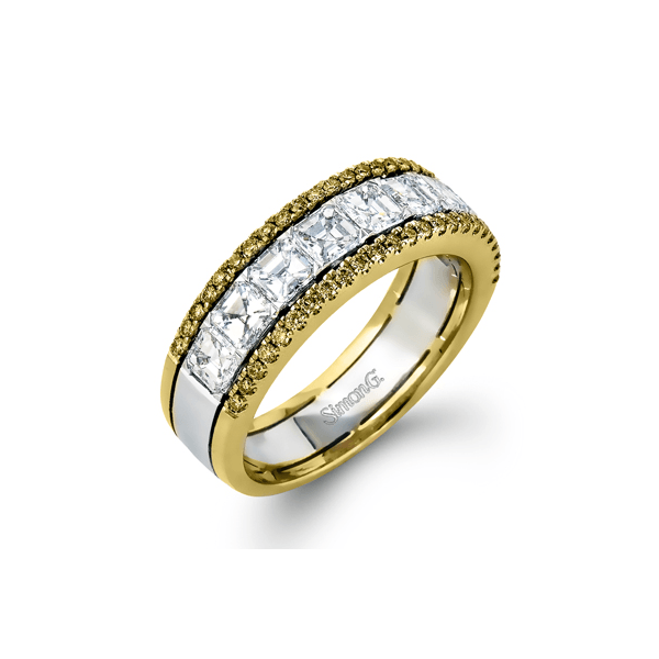 18k Two-tone Gold Anniversary Band Quenan's Fine Jewelers Georgetown, TX