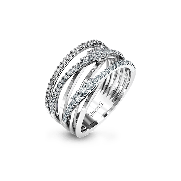 18k White Gold Diamond Fashion Ring Saxons Fine Jewelers Bend, OR