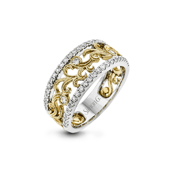 18k Two-tone Gold Diamond Fashion Ring Sather's Leading Jewelers Fort Collins, CO
