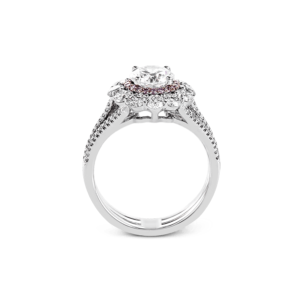 18k Rose Gold Semi-mount Engagement Ring Image 3 Diamonds Direct St. Petersburg, FL