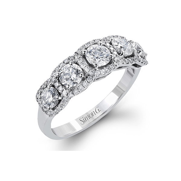18k White Gold Anniversary Band Sather's Leading Jewelers Fort Collins, CO