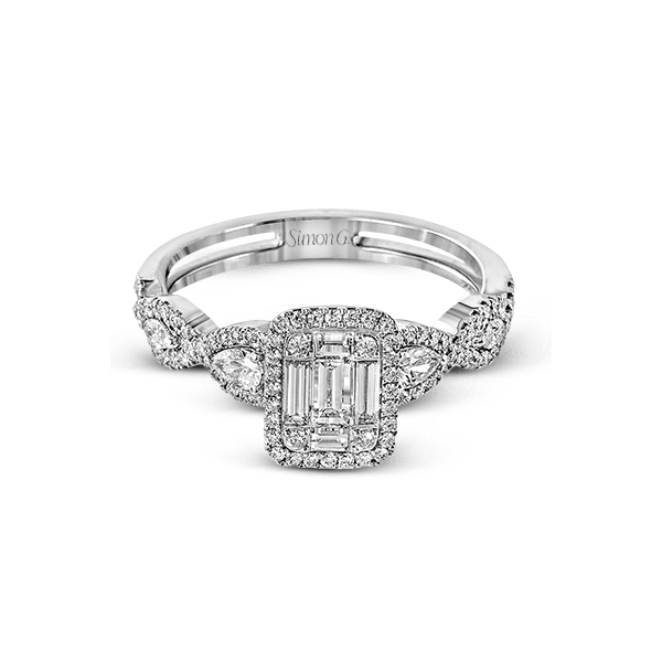 Platinum Diamond Fashion Ring Image 2 Jim Bartlett Fine Jewelry Longview, TX