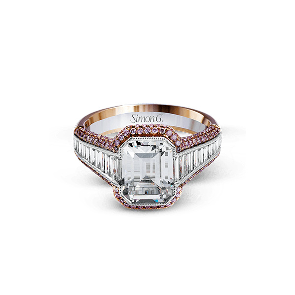 18k Rose Gold Semi-mount Engagement Ring Image 2 The Diamond Shop, Inc. Lewiston, ID