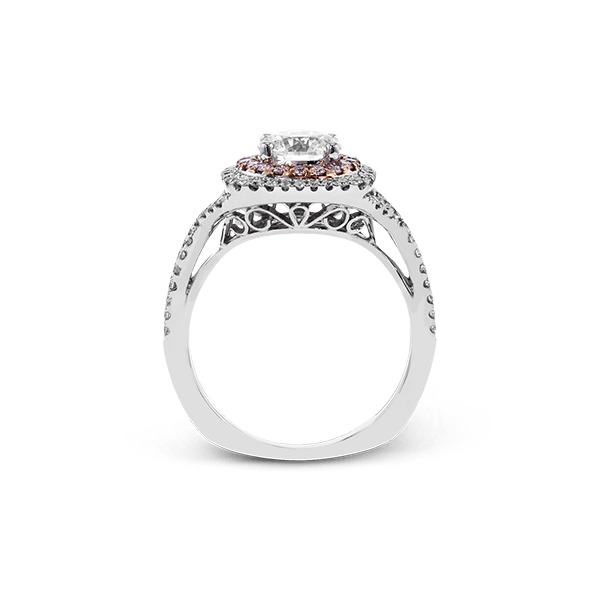 Platinum Semi-mount Engagement Ring Image 3 Jim Bartlett Fine Jewelry Longview, TX