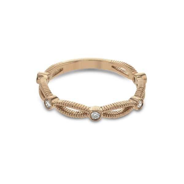 18k Rose Gold Diamond Fashion Ring Image 2 James & Williams Jewelers Berwyn, IL