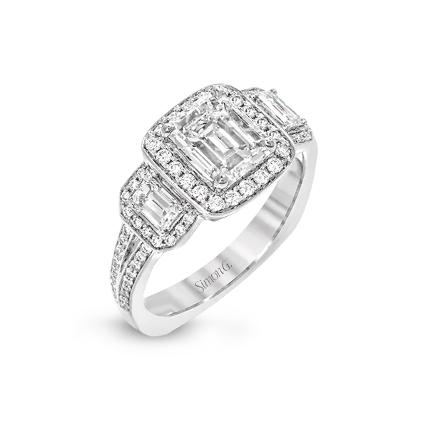 Simon G. Men's Two-Tone Baguette Cut Diamond Ring