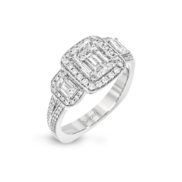 Platinum Semi-mount Engagement Ring James & Williams Jewelers Berwyn, IL