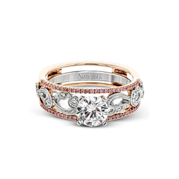 Jeulia rose 2025 gold rings