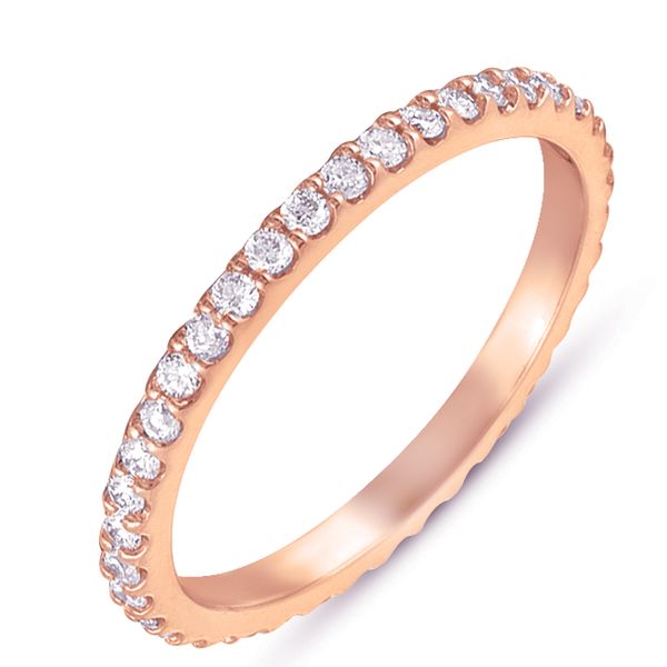 Rose Gold Eternity Band Raleigh Diamond Fine Jewelry Raleigh, NC