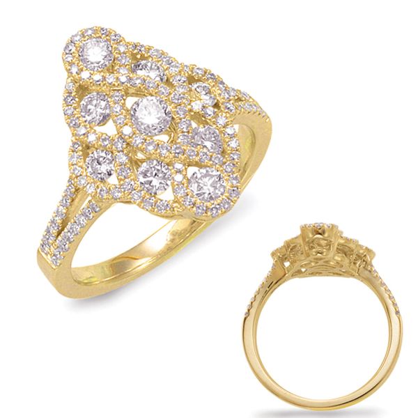 Yellow Gold Fashion Ring Godwin Jewelers, Inc. Bainbridge, GA