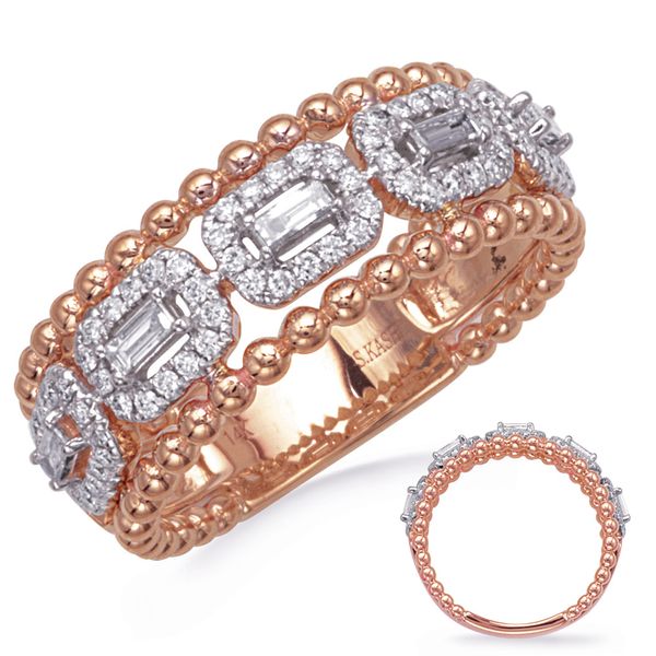 White & Rose Gold Diamond Ring Jewel Smiths Oklahoma City, OK