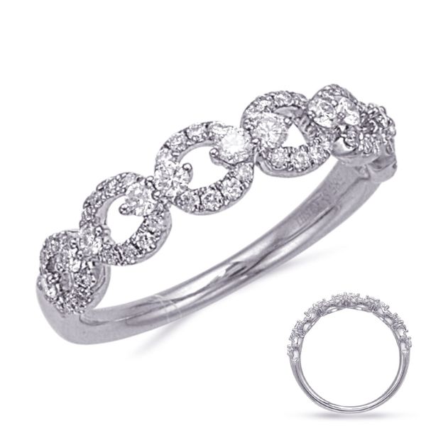 White Gold Diamond Ring Peran & Scannell Jewelers Houston, TX