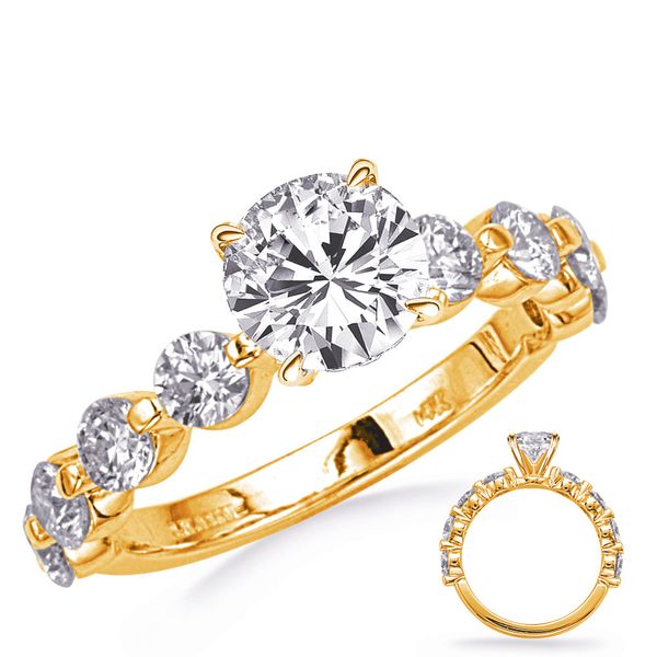 Yellow Gold Engagement Ring Raleigh Diamond Fine Jewelry Raleigh, NC