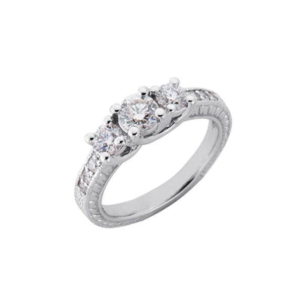 White Gold Engagement Ring Jimmy Smith Jewelers Decatur, AL