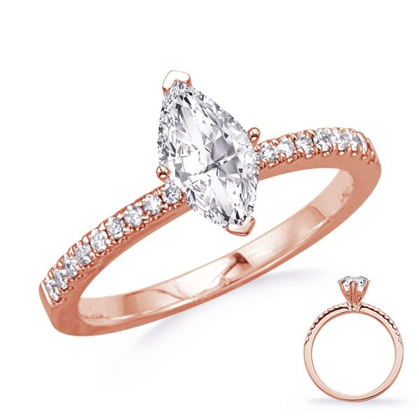 Rose Gold Engagement Ring Jimmy Smith Jewelers Decatur, AL