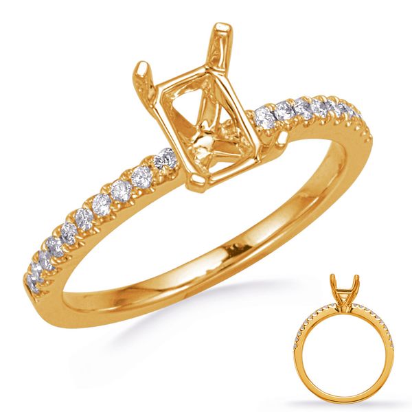 Yellow Gold Engagement Ring Jewel Smiths Oklahoma City, OK