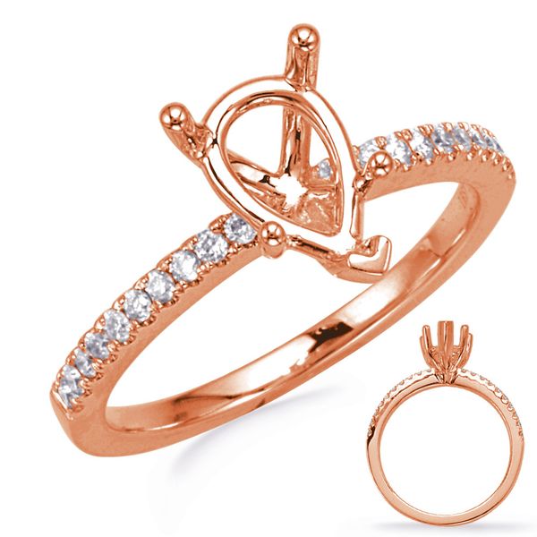 Rose Gold Engagement Ring Jimmy Smith Jewelers Decatur, AL
