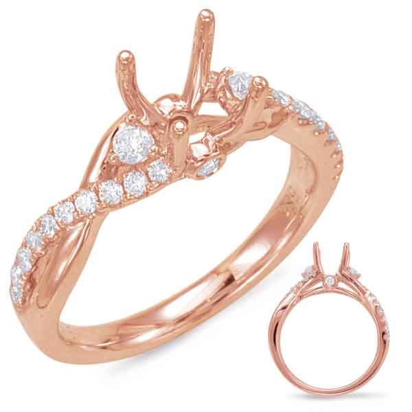 Rose Gold Engagement Ring Moseley Diamond Showcase Inc Columbia, SC