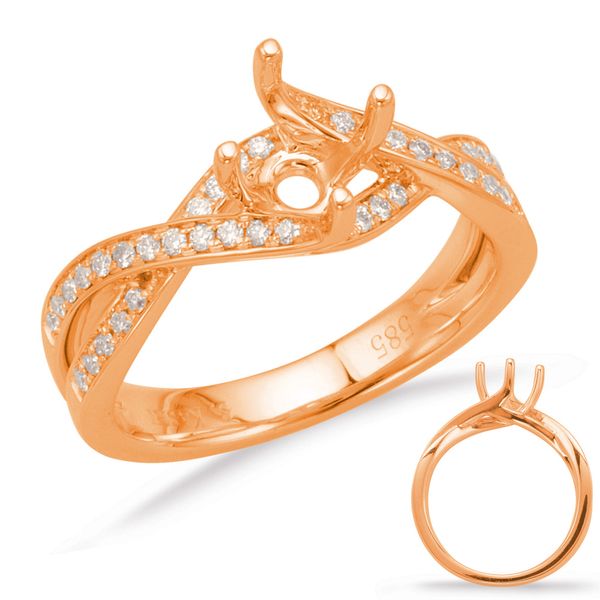 Rose Gold  Engagement Ring D. Geller & Son Jewelers Atlanta, GA
