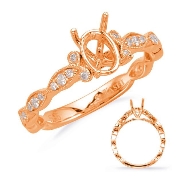 Rose Gold Engagement Ring Trinity Diamonds Inc. Tucson, AZ