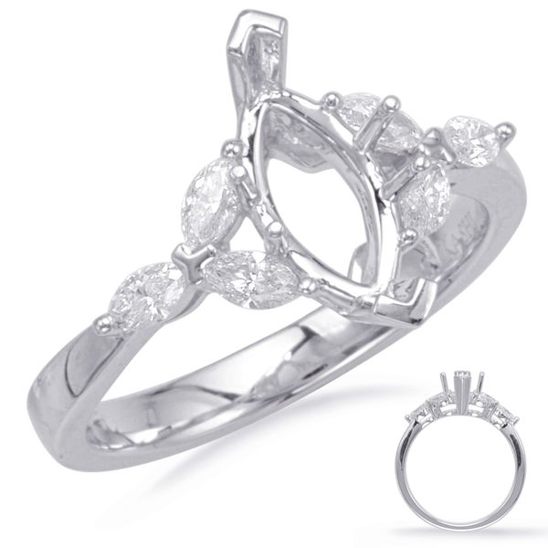 White Gold Engagement Ring Cowardin's Jewelers Richmond, VA