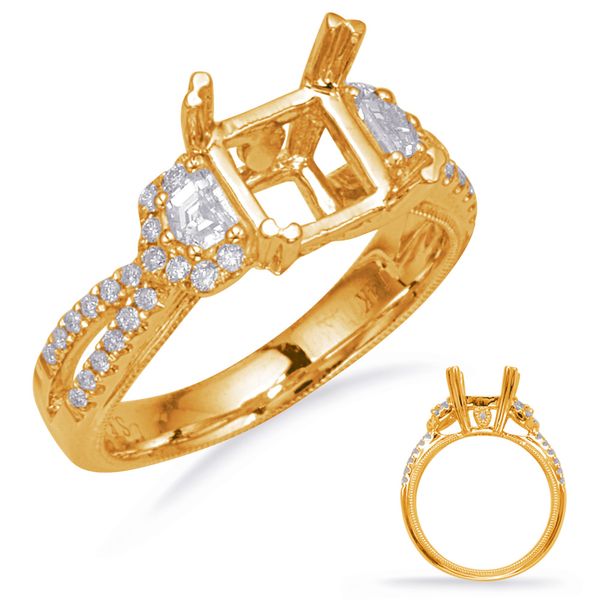 Yellow Gold Engagement Ring Cowardin's Jewelers Richmond, VA