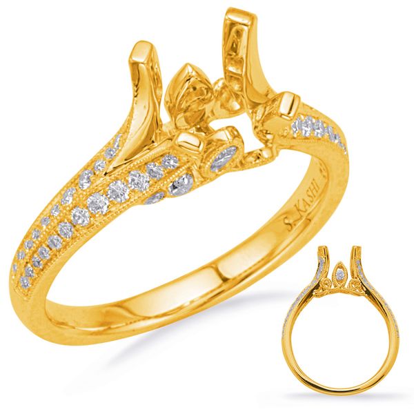 Yellow Gold Engagement Ring Cowardin's Jewelers Richmond, VA