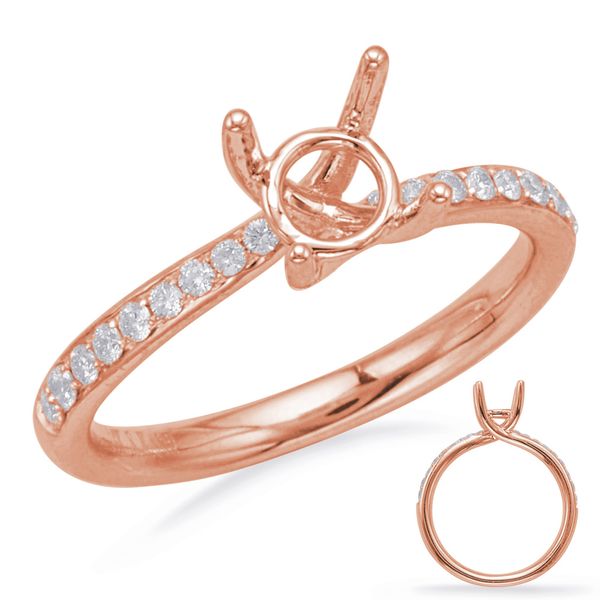 Rose Gold Engagement Ring Cowardin's Jewelers Richmond, VA