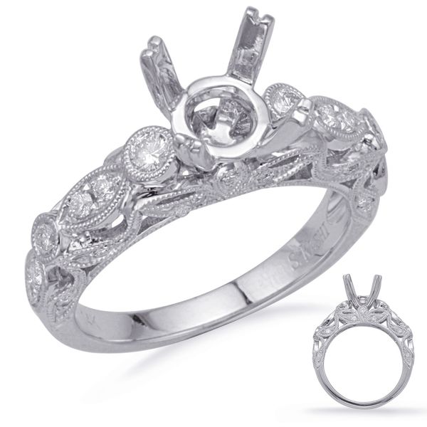 White Gold Engagement Ring Cowardin's Jewelers Richmond, VA