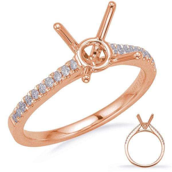 Rose Gold Engagement Ring Cowardin's Jewelers Richmond, VA