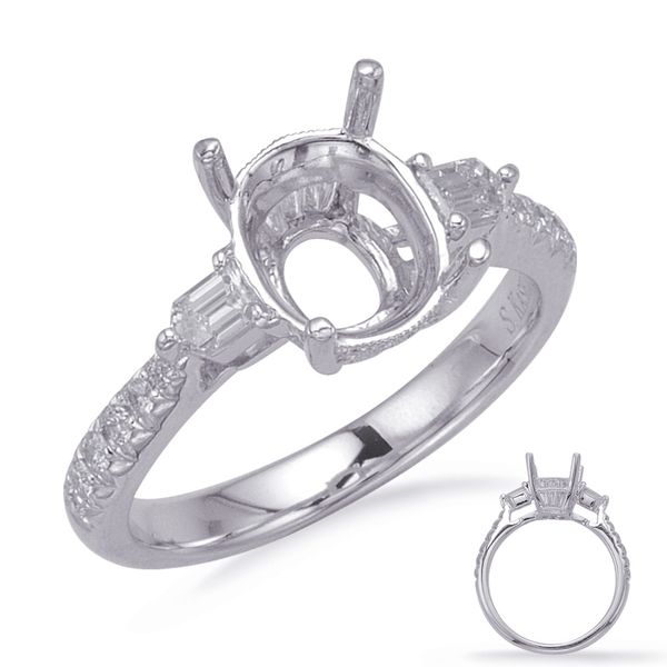 White Gold Engagement Ring Jewel Smiths Oklahoma City, OK