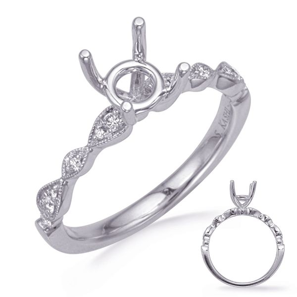 White Gold  Diamond Engagement Ring Cowardin's Jewelers Richmond, VA