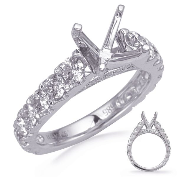 White Gold Diamond Engagement Ring D. Geller & Son Jewelers Atlanta, GA