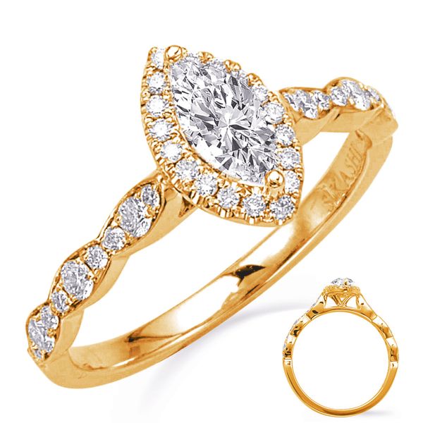 Yellow Gold Engagement Ring Moseley Diamond Showcase Inc Columbia, SC