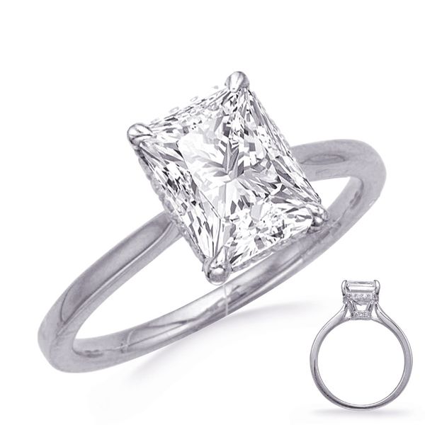 White Gold Diamond Engagement Ring Jimmy Smith Jewelers Decatur, AL