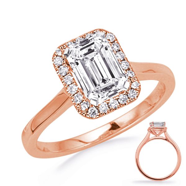 Rose Gold Engagement Ring Trinity Diamonds Inc. Tucson, AZ