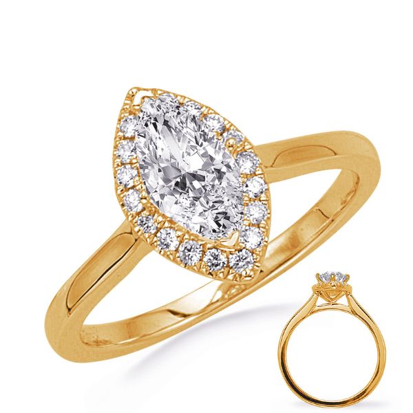Yellow Gold Engagement Ring Moseley Diamond Showcase Inc Columbia, SC