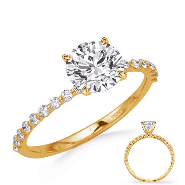 Yellow Gold Engagement Ring Jimmy Smith Jewelers Decatur, AL
