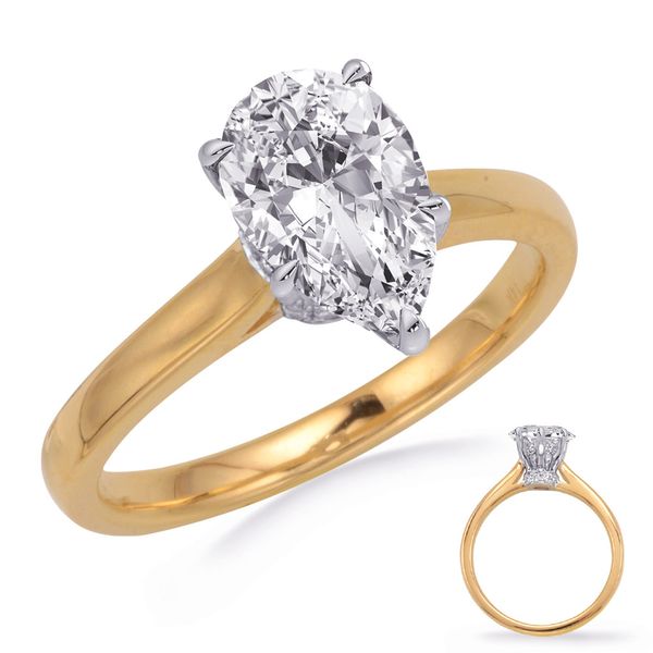 Yellow & White Gold Engagement Ring Moseley Diamond Showcase Inc Columbia, SC