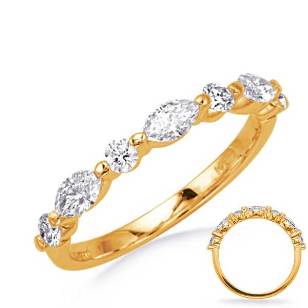 Yellow Gold Diamond Band Godwin Jewelers, Inc. Bainbridge, GA