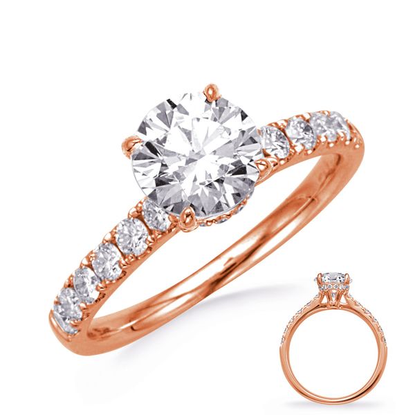 Rose Gold Engagement Ring Molinelli's Jewelers Pocatello, ID