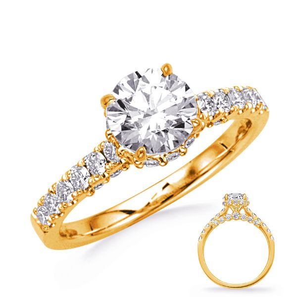 Yellow Gold Engagement Ring Raleigh Diamond Fine Jewelry Raleigh, NC