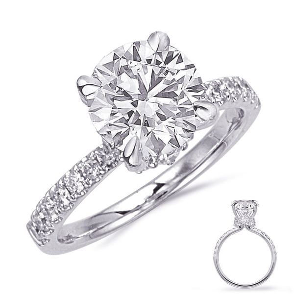 White Gold Engagement Ring . Cowardin's Jewelers Richmond, VA