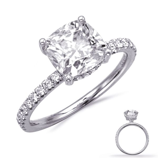 White Gold Engagement Ring Godwin Jewelers, Inc. Bainbridge, GA