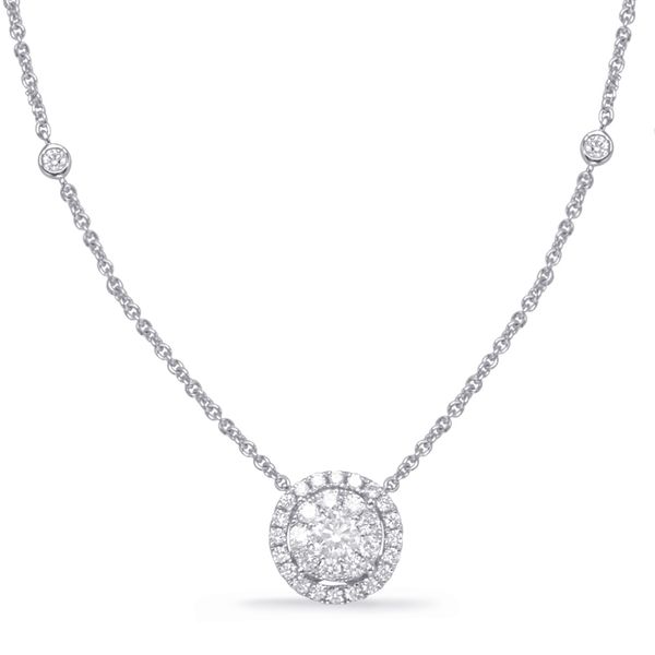White Gold Diamond Necklace Moseley Diamond Showcase Inc Columbia, SC