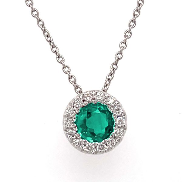 Emerald & Diamond Necklace Jewel Smiths Oklahoma City, OK
